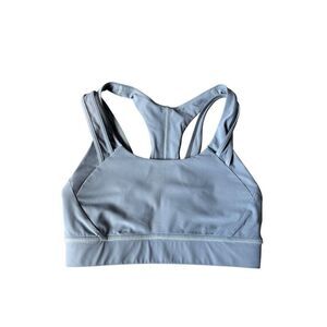 Lululemon Geared to Train Bra size 4 Blue Medium Support